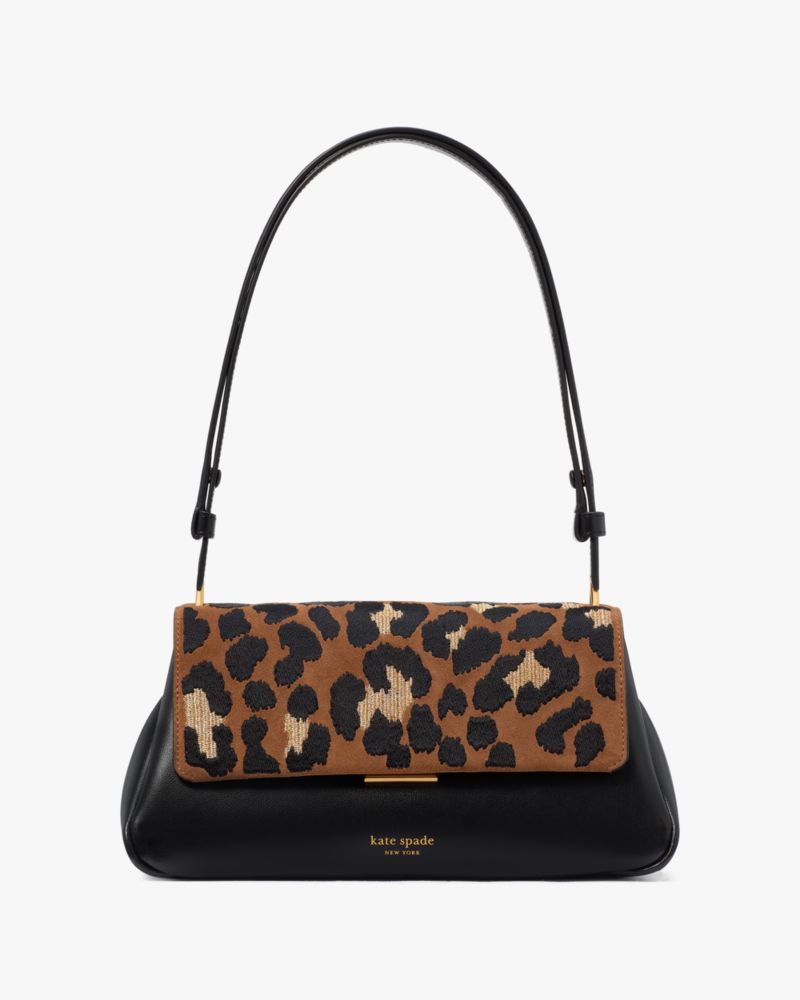 Grace Leopard Suede Shoulder Bag Kate Spade IE