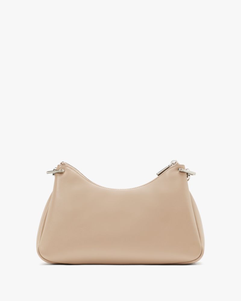 Kate Spade,Grace Chain Shoulder Bag,Leather,Shoulder Bag,Logo,Day Party,Beige