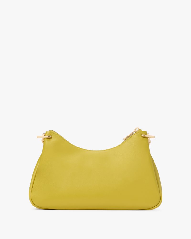 Kate Spade,Grace Chain Shoulder Bag,Leather,Shoulder Bag,Logo,Day Party,Olive