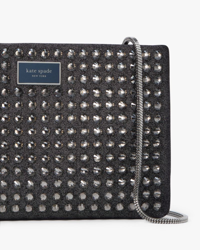 Kate Spade,ノヴァ クリスタル エンベリッシュド クラッチ,クラッチ,ネイビーマルチ