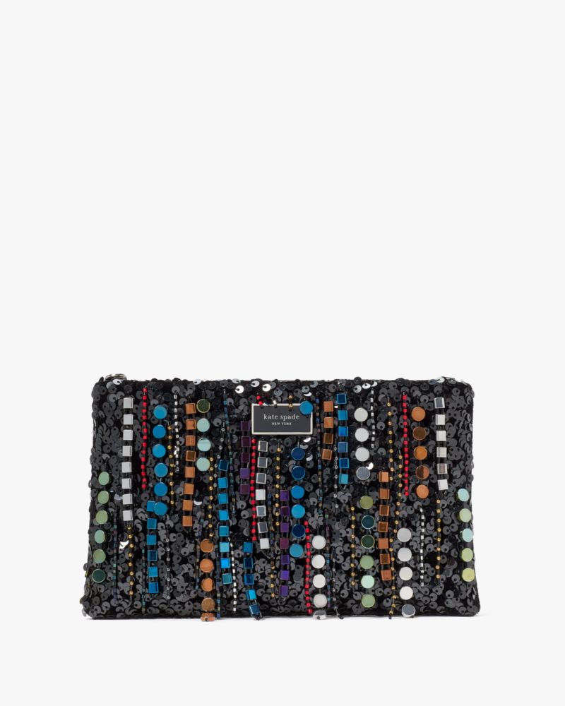 Nova Fringe Embellished Clutch Kate Spade New York