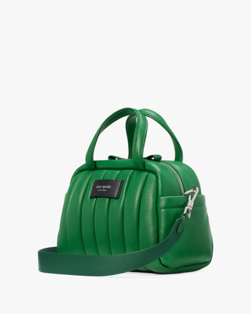 Kate Spade,パフド パーフォレーテッド レザー サッチェル,バッグ,ウォータークレス