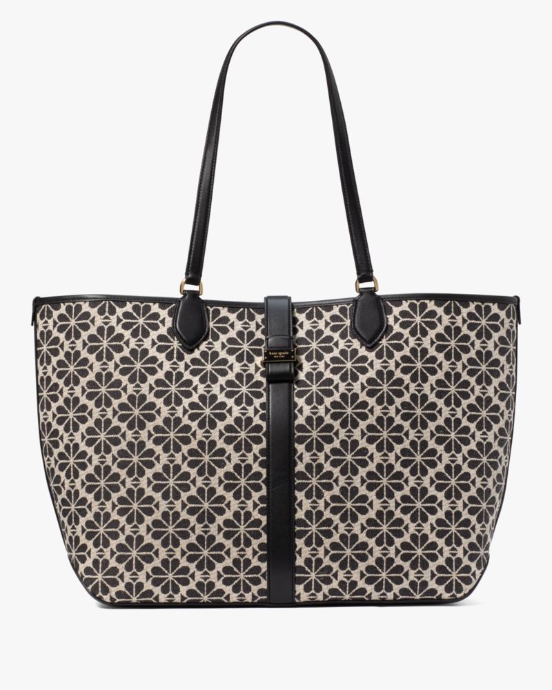 Kate Spade,Spade Flower Jacquard Large Open Tote,