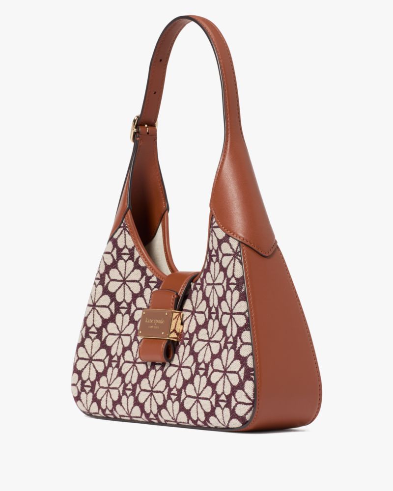 Kate Spade,Spade Flower Jacquard Nouveau Small Shoulder Bag,