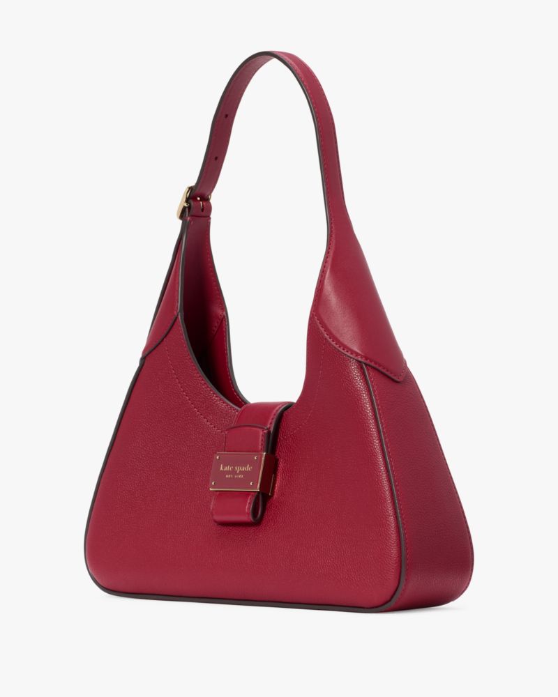 Kate Spade,Nouveau Small Shoulder Bag,Maroon