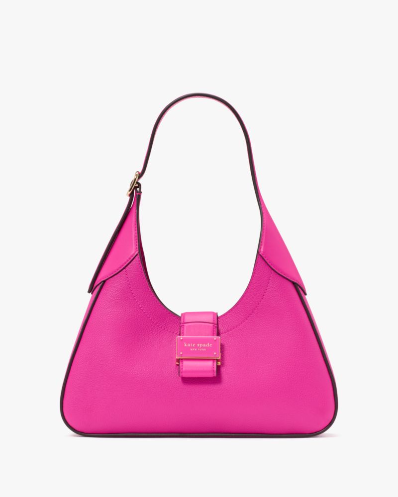 Bright pink designer handbag hotsell