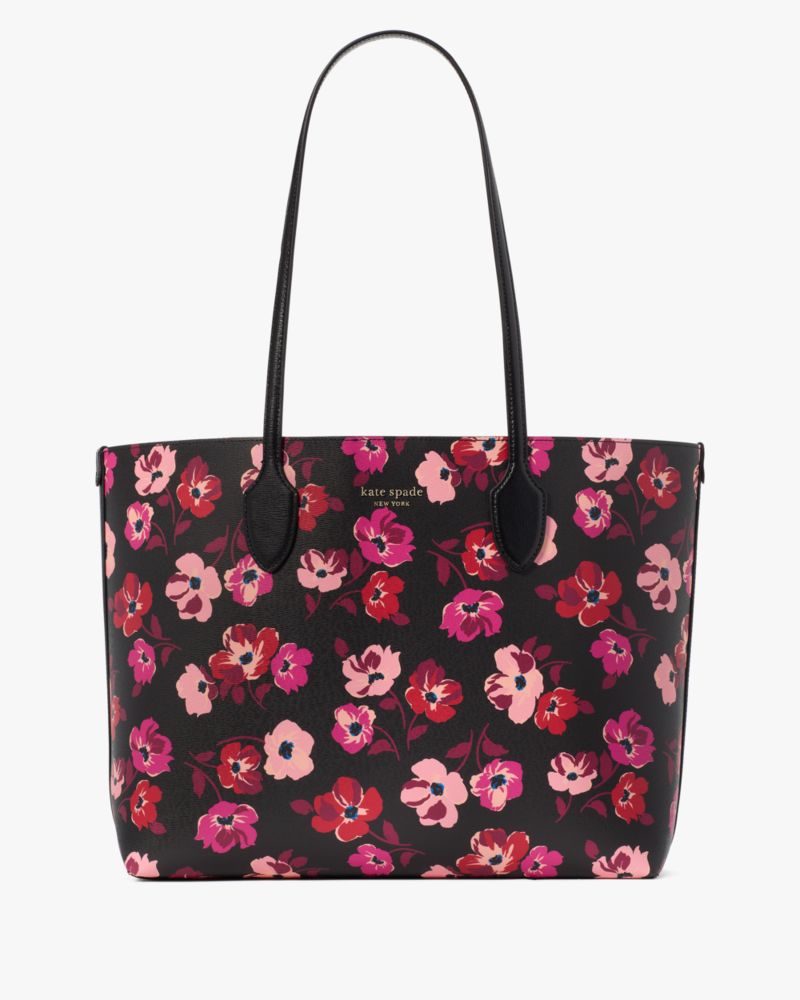 Kate Spade,Bleecker Fall Poppies Large Tote,