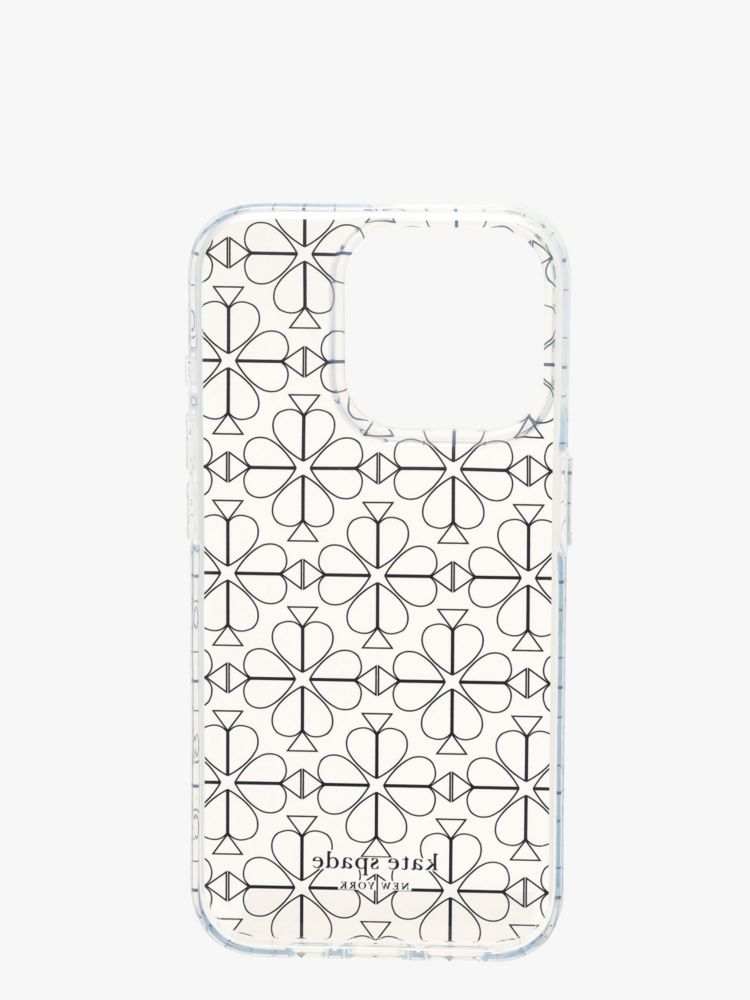 Kate Spade,Spade Flower iPhone 15 Pro Case,Case,Logo,Casual,Multi Color