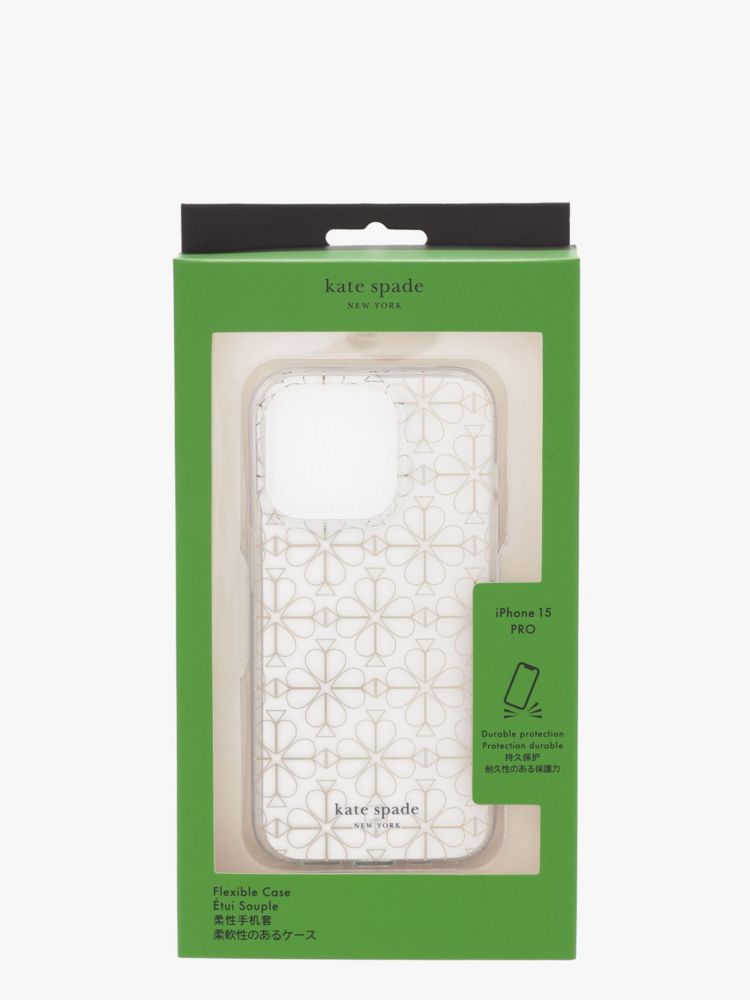 Kate Spade,Spade Flower iPhone 15 Pro Case,