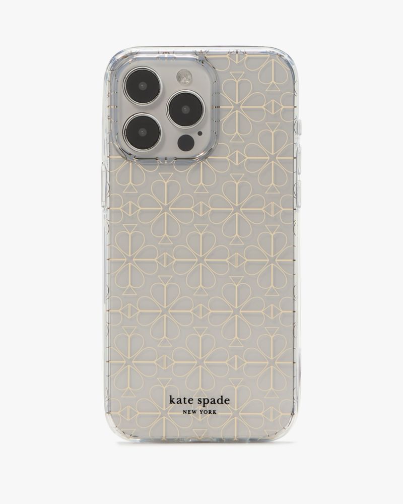 Kate Spade,Spade Flower iPhone 15 Pro Max Case,Case,Logo,Casual,Multi Color