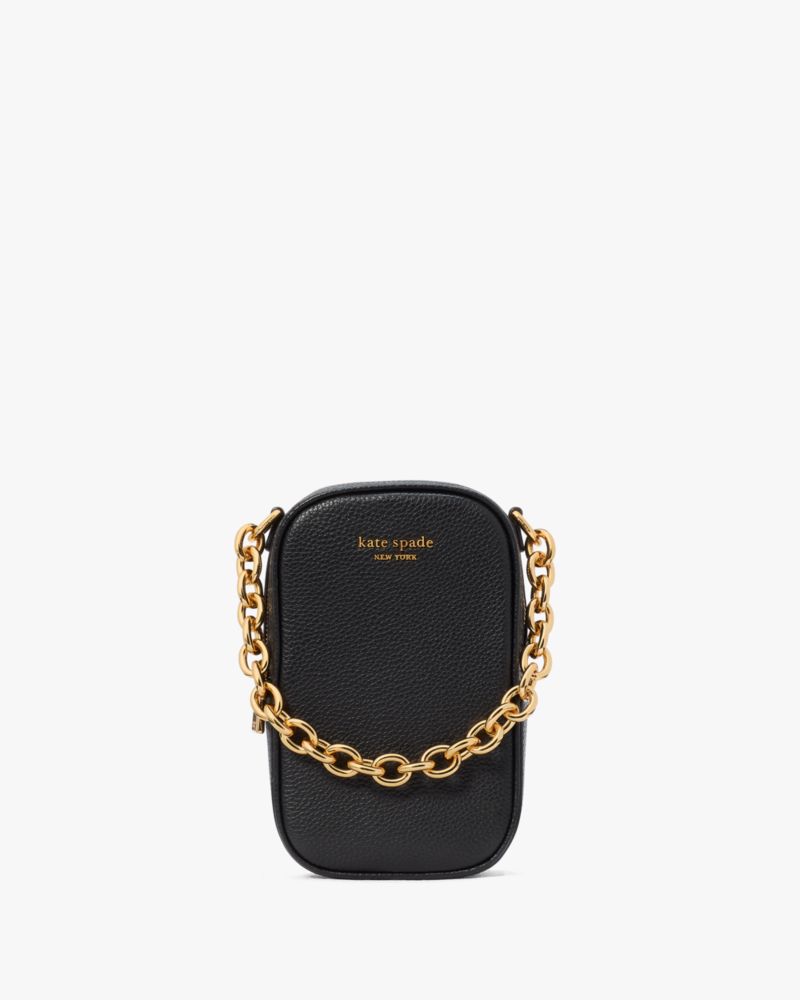 Kate Spade,Jolie Chain Phone Crossbody,Mobile Bag,Logo,Day Party,Black