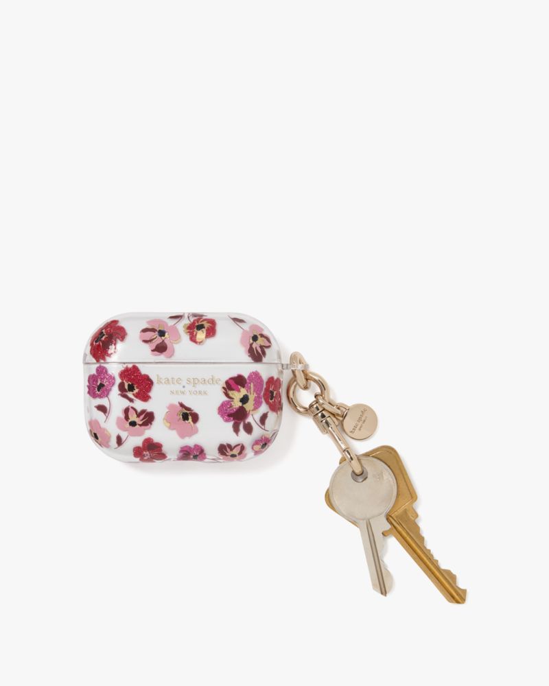 Kate Spade,フォール ポピーズ AirPods Pro 第2世代 ケース,モバイルアクセサリー,クリアマルチ