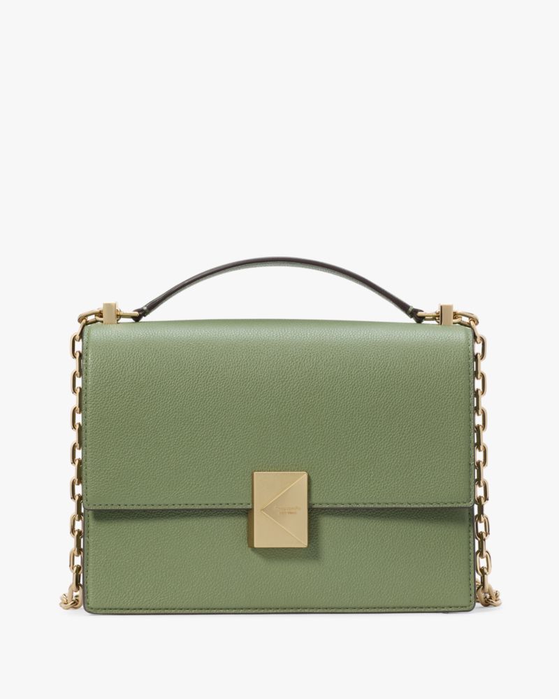 Olive Leaf Deco Chain Shoulder Bag