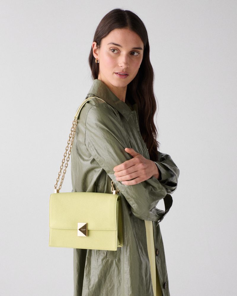 Kate Spade,デコ チェーン ショルダー バッグ,ショルダー・クロスボディ,ペールシトロン