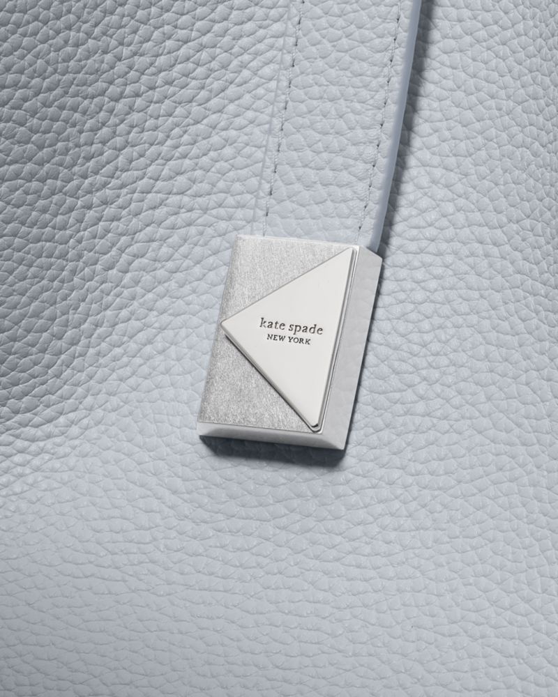 Kate Spade,Deco Large Shoulder Bag,Leather,Shoulder Bag,Logo,Metal,Casual,