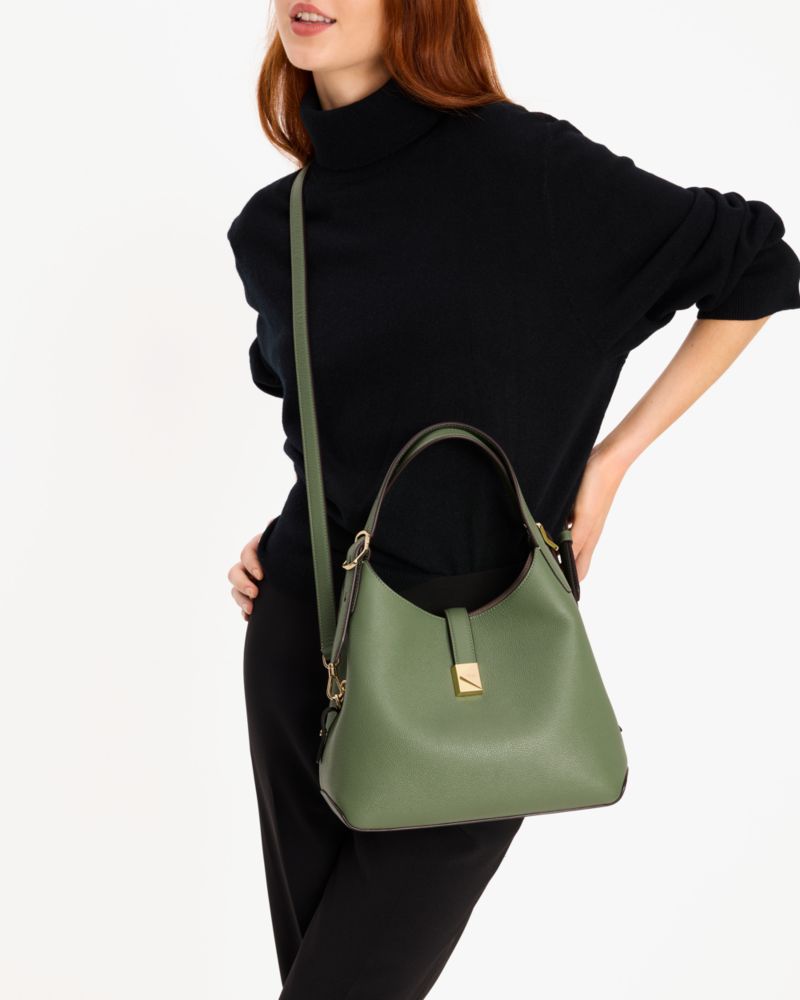 Kate Spade,Deco Crossbody Tote,Shoulder Bag,Casual,Olive