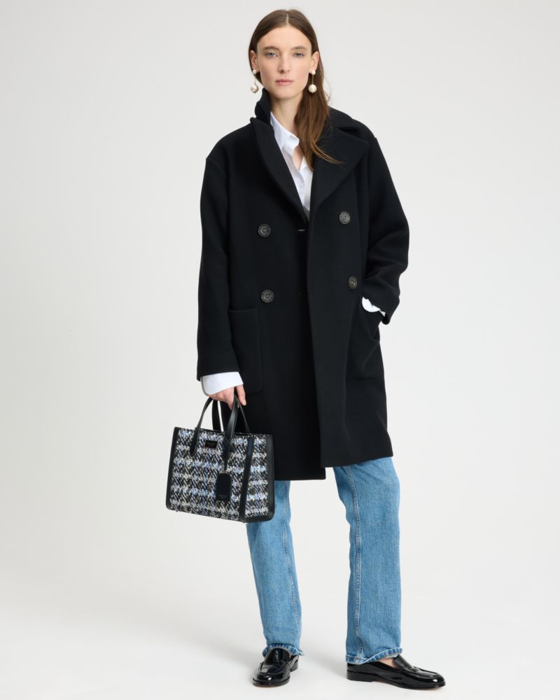 Kate Spade,マンハッタン プラッド ツイード スモール トート,トートバッグ,