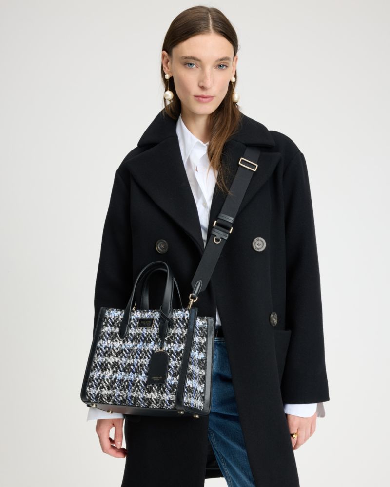 Kate Spade,マンハッタン プラッド ツイード スモール トート,トートバッグ,