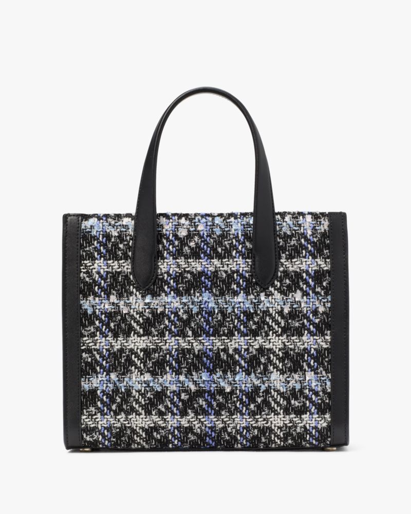 Kate Spade,マンハッタン プラッド ツイード スモール トート,トートバッグ,ブラックマルチ
