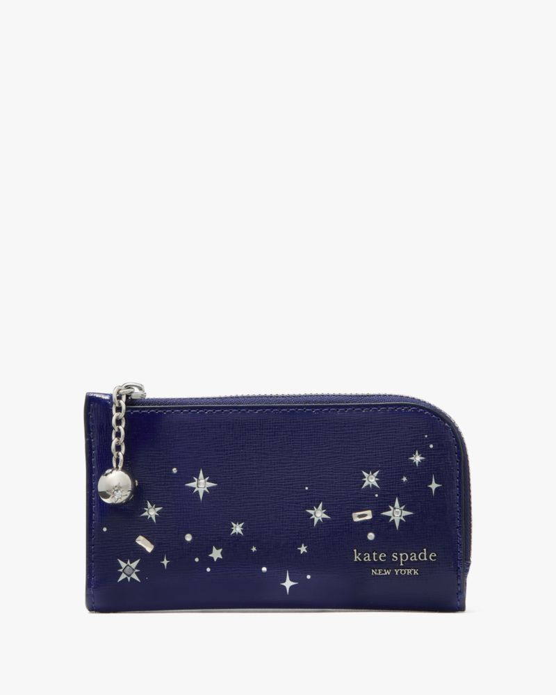 Kate Spade,Devin Embellished Small Slim Bifold Wallet,