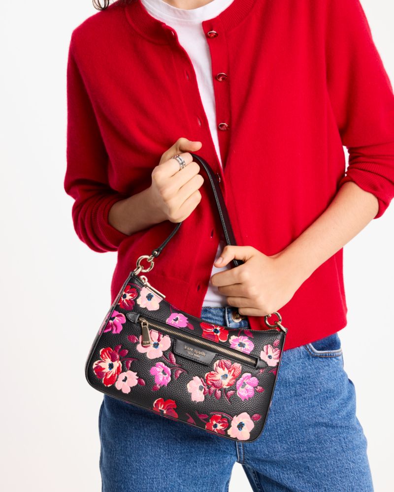 Kate Spade,Hudson Fall Poppies Convertible Crossbody,