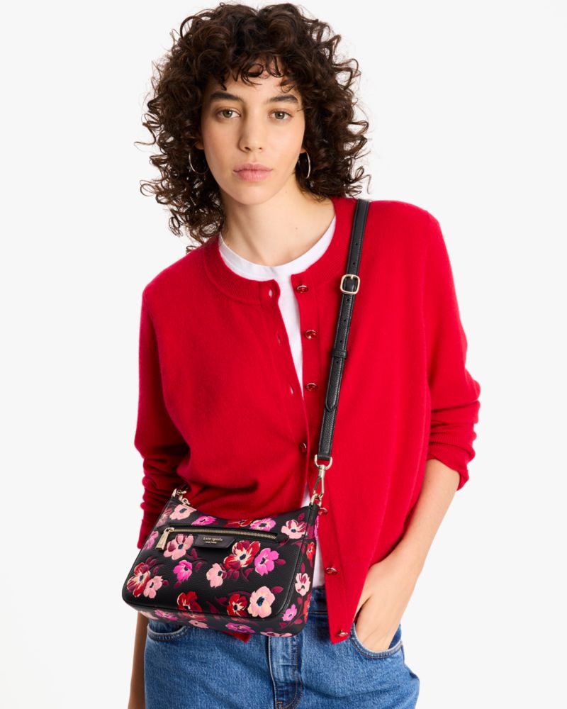 Kate Spade,Hudson Fall Poppies Convertible Crossbody,