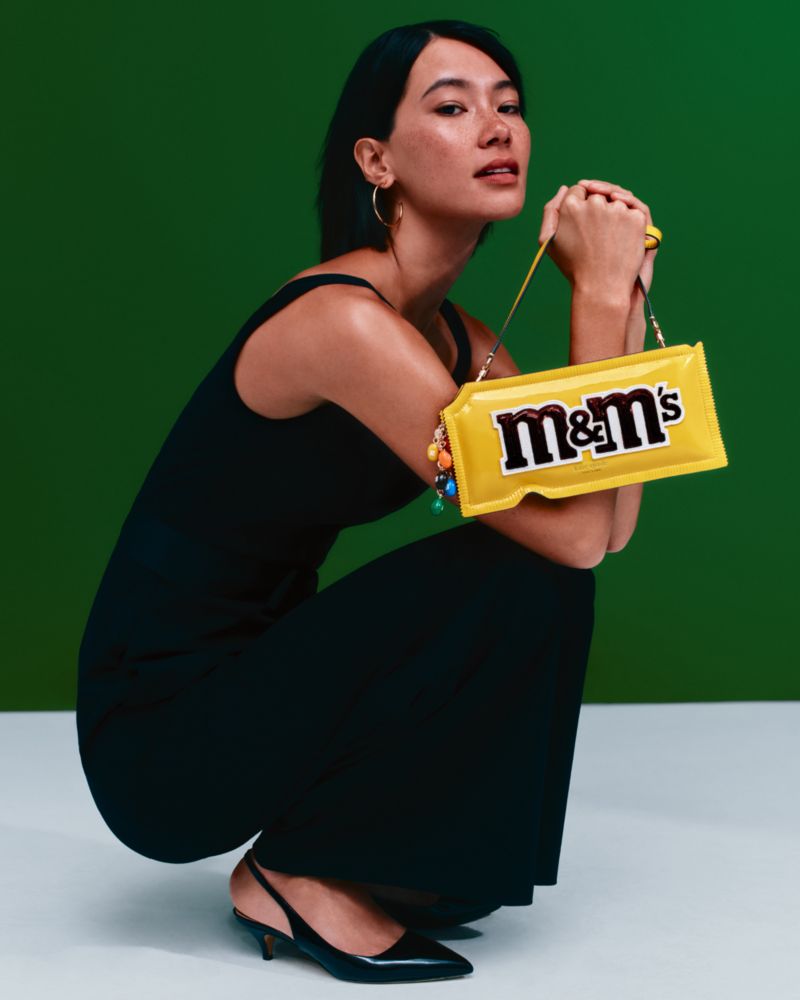 Kate Spade,M&M'S x Kate Spade New York Embellished Patent 3D Crossbody,
