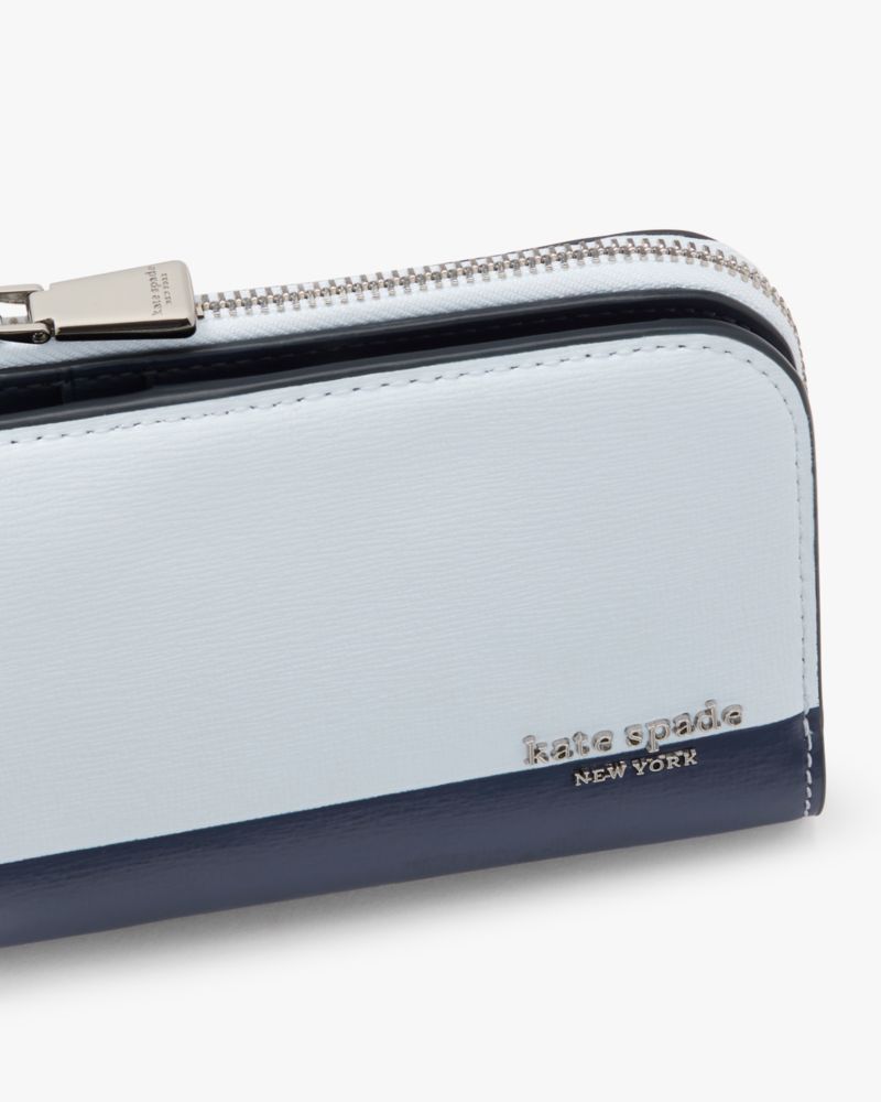 Kate Spade,デヴィン カラーブロック スモール コンパクト ウォレット,ペールサフィリンマルチ