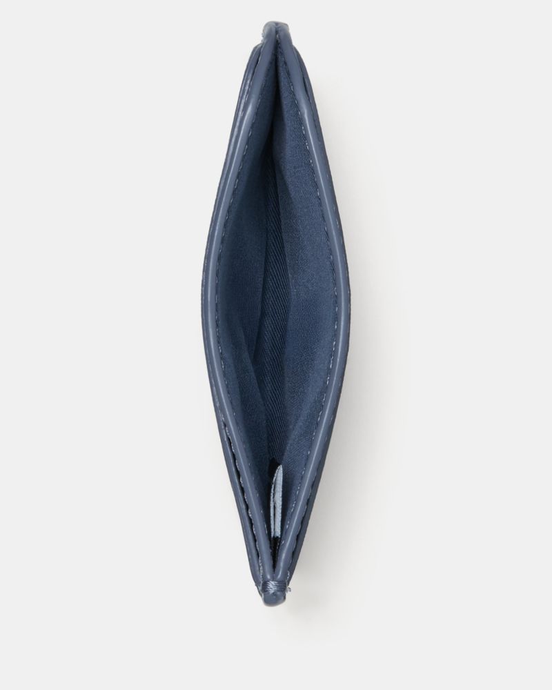 Kate Spade,Devin Card Holder,Card Case,Metal,Logo,Sustainable,Scratch Resistant,Casual,