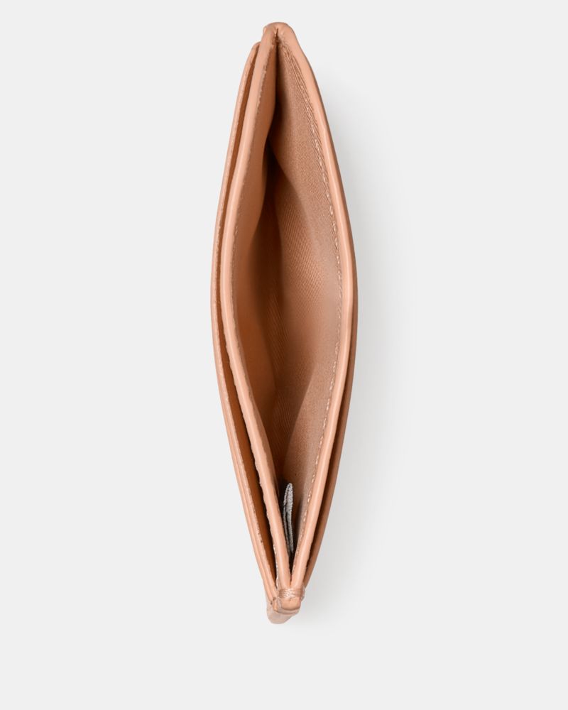 Kate Spade,Devin Card Holder,Card Case,Metal,Logo,Scratch Resistant,Sustainable,Travel,