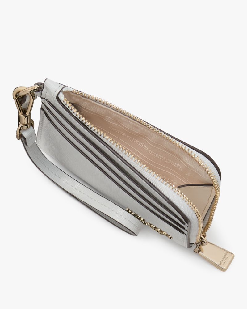 Kate Spade,Devin Coin Card Case Wristlet,Card Case,Wristlet,Logo,Sustainable,Scratch Resistant,Casual,