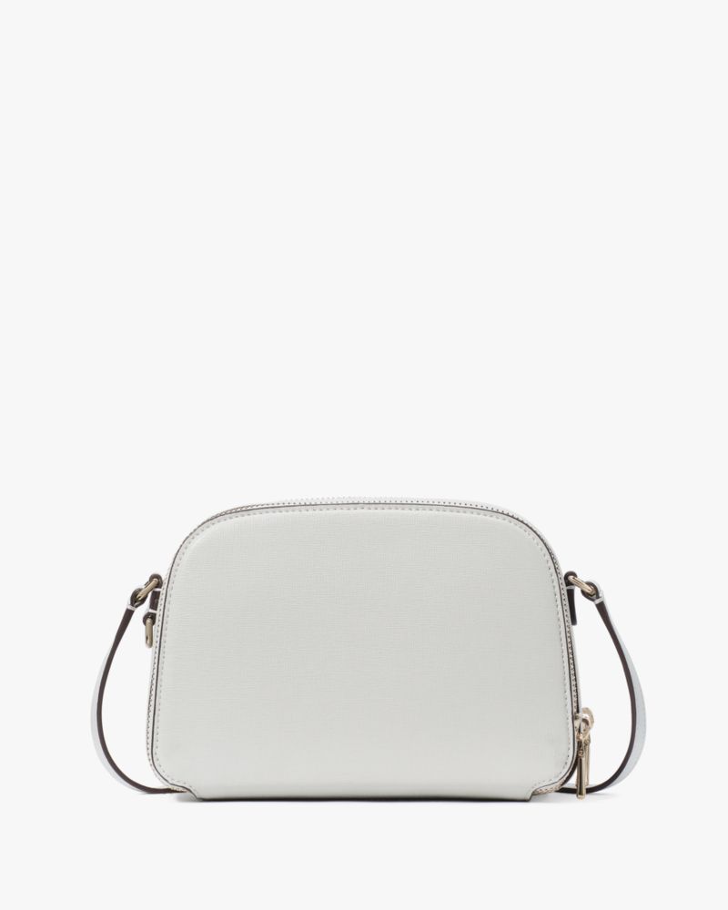 Kate Spade,Devin Double Zip Dome Crossbody,Camera Bag,Logo,Scratch Resistant,Casual,