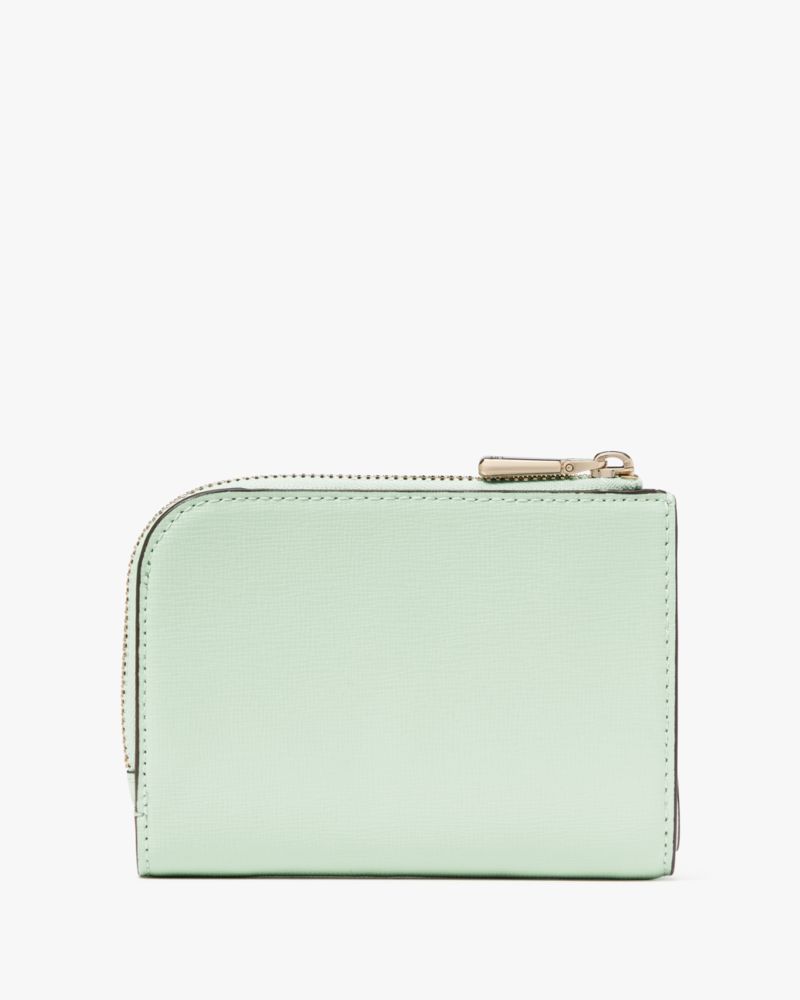 Kate Spade,デヴィン スモール コンパクト ウォレット,ミニ財布,ピスタチオアイス
