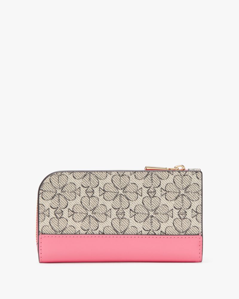 Kate Spade,Spade Flower Small Slim Bifold Wallet,Continental,Bi Fold,Sustainable,Casual,