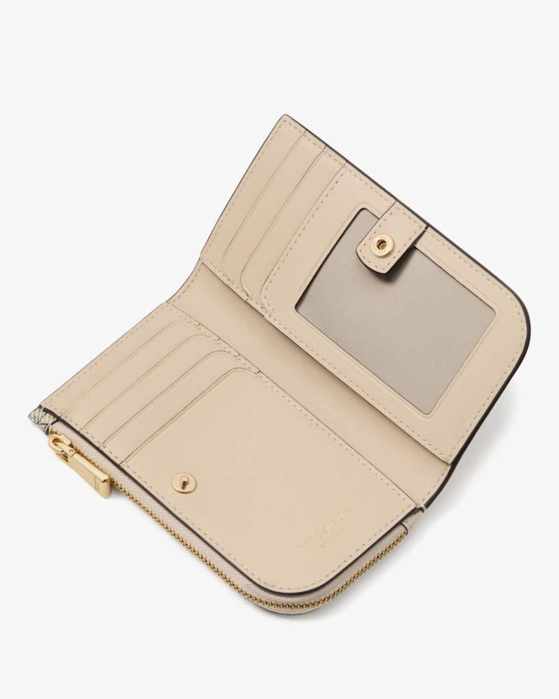 Kate Spade,スペード フラワー スモール スリム バイフォールド ウォレット,ミニ財布,ニュートラルマルチ