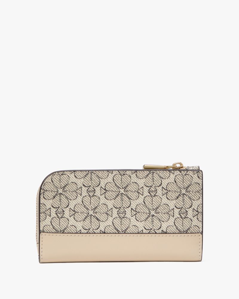 Kate Spade,スペード フラワー スモール スリム バイフォールド ウォレット,ミニ財布,ニュートラルマルチ