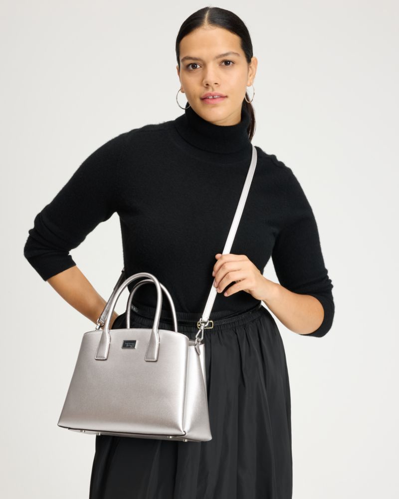 Kate Spade,Serena Metallic Satchel,