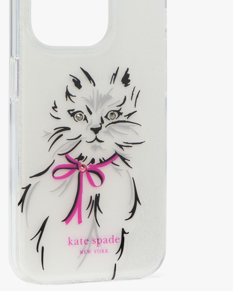 Kate Spade,Whiskers iPhone 15 Pro Case,