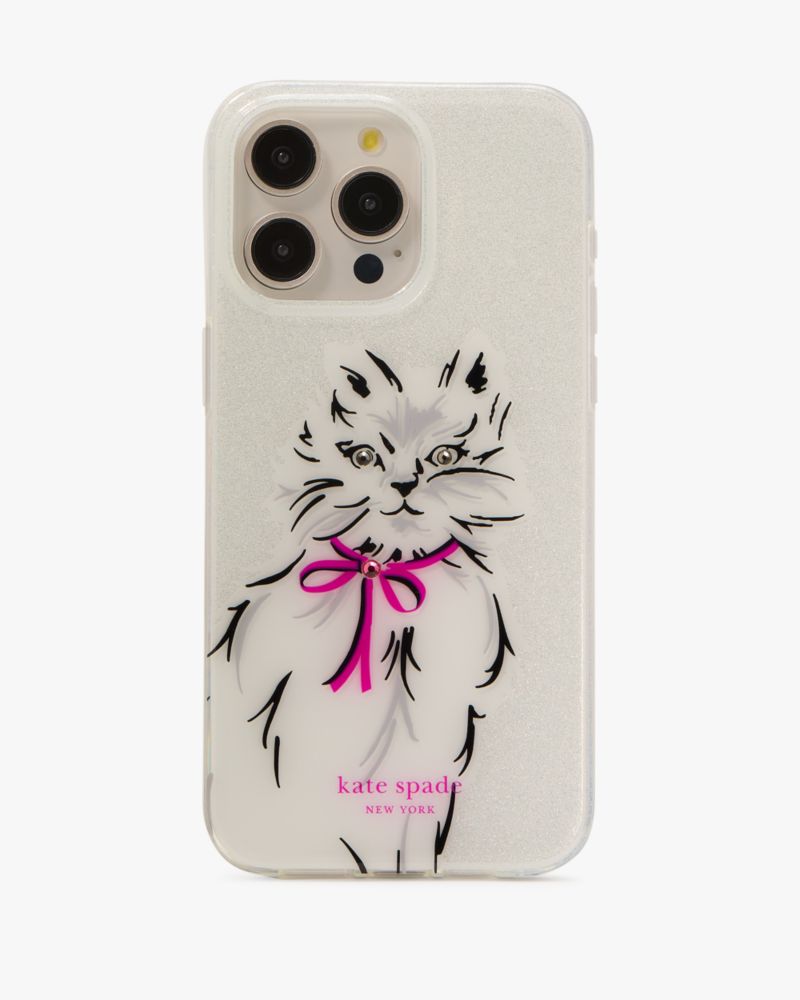 Kate Spade,Whiskers iPhone 15 Pro Max Case,