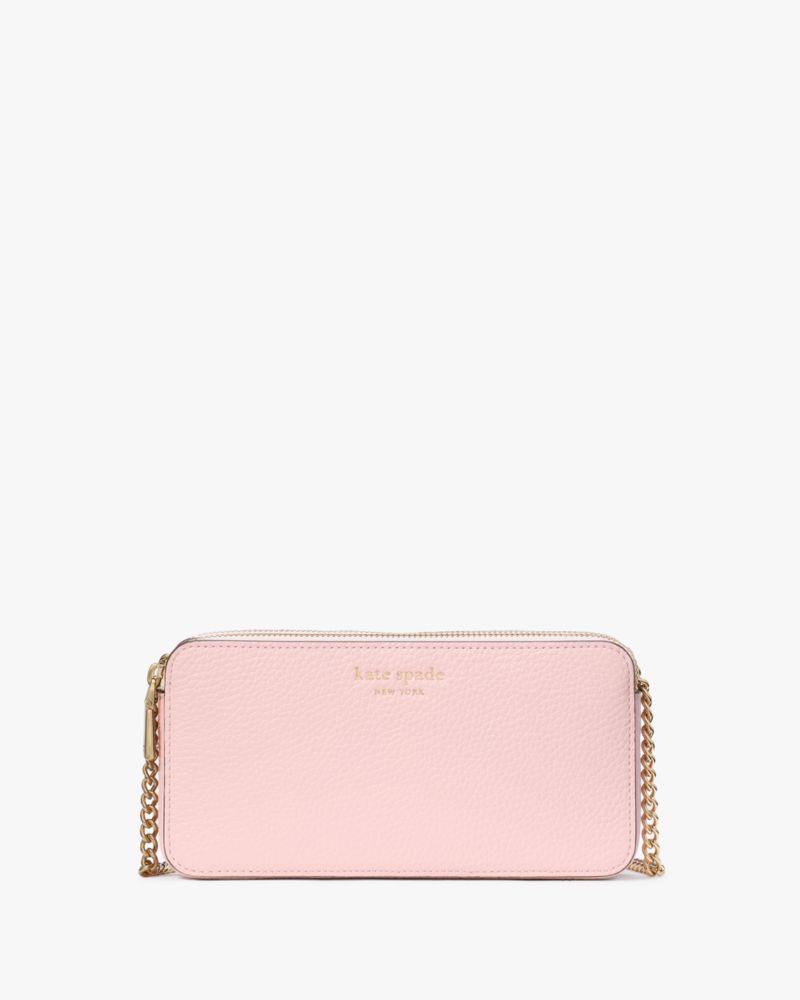 Chalk Pink Taylor Double Zip Crossbody