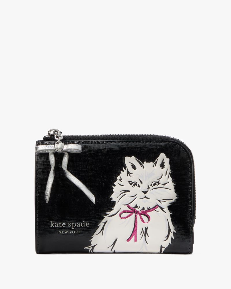 Kate Spade,Whiskers Small Compact Wallet,