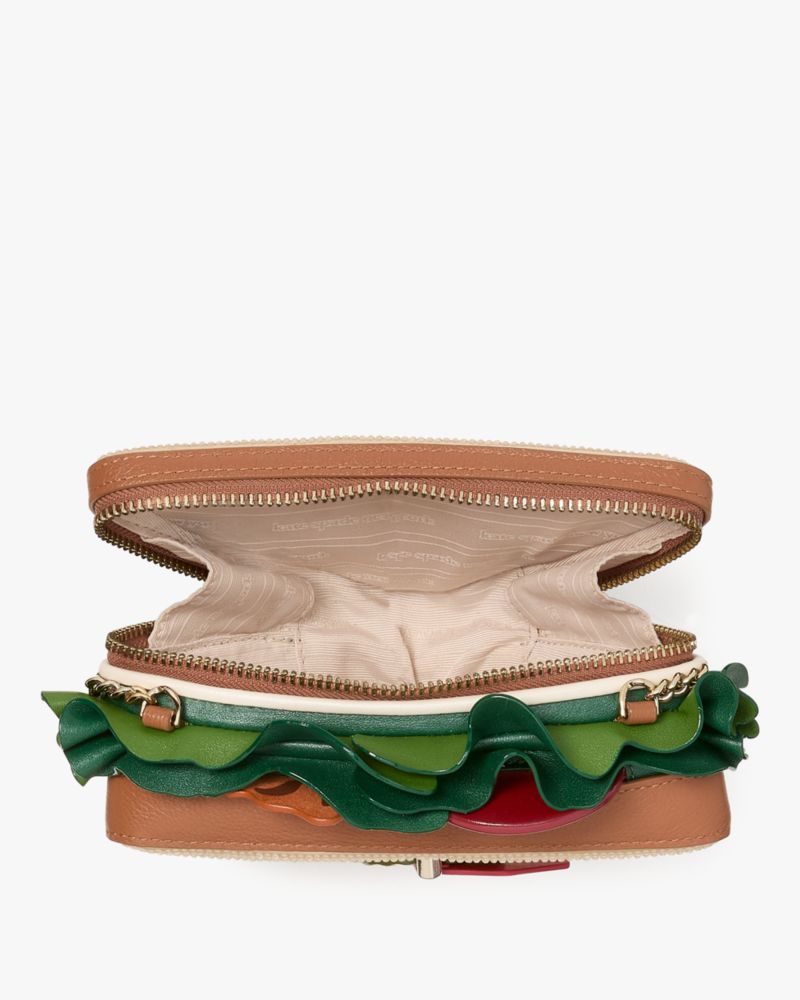 Kate Spade,Glamwich Embellished Micro Crossbody,Crossbody,Crystal,3D Embellishment,Applique,Day Party,Multi Color