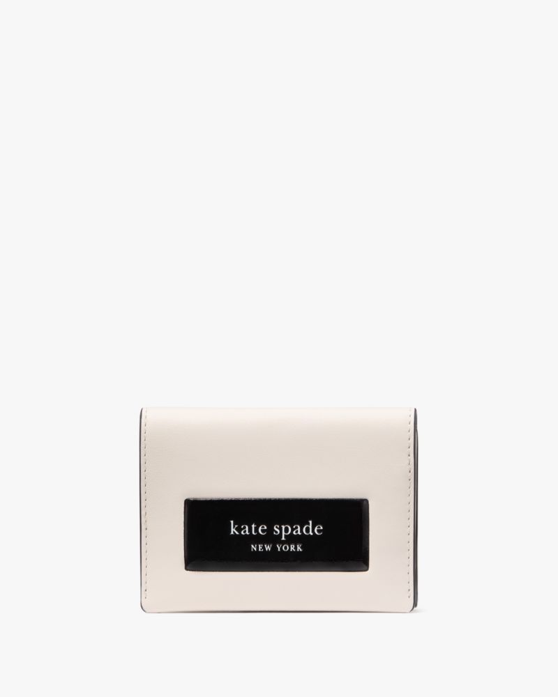 Kate Spade,Label Card Case Trifold Wallet,