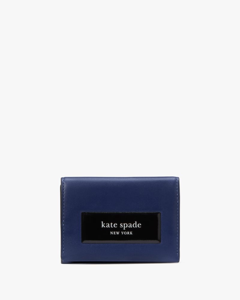 Kate Spade,Label Card Case Trifold Wallet,