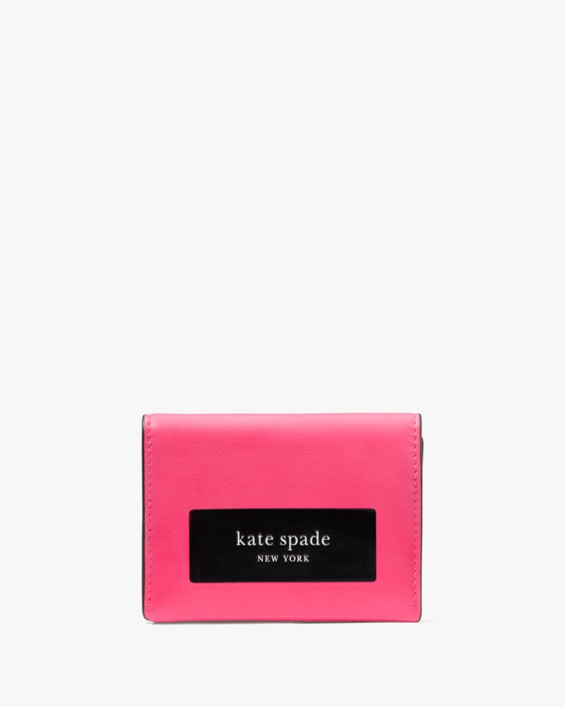 Kate Spade,Label Card Case Trifold Wallet,