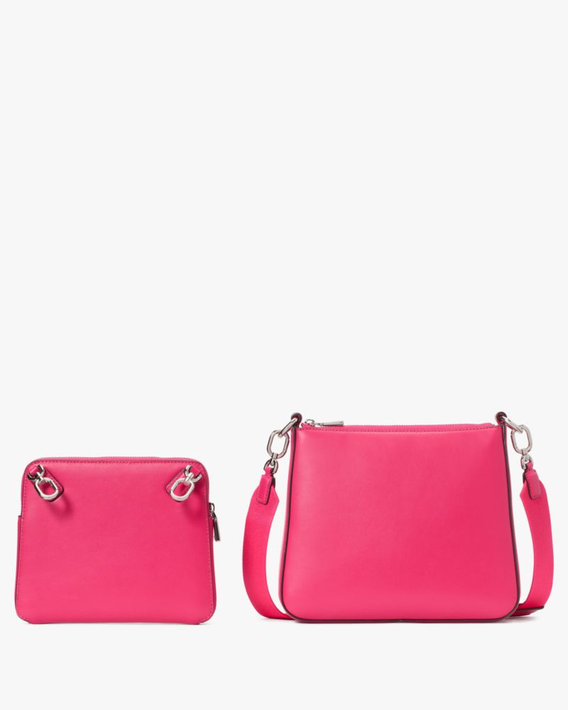Kate Spade,ラベル スリーインワン クロスボディ,クロスボディ / 斜めがけ,ローズヒップ