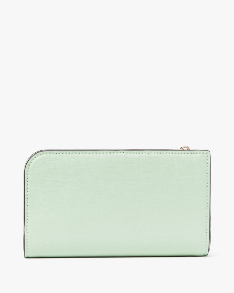 Kate Spade,デヴィン ミディアム バイフォールド ウォレット,ミニ財布,ピスタチオアイス