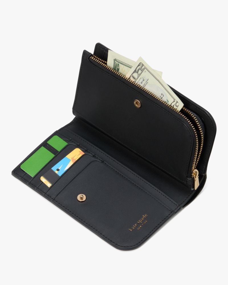 Kate Spade,デヴィン スペース ドット ミディアム  バイフォールド ウォレット,ミニ財布,