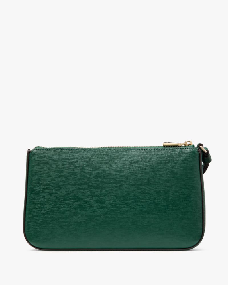 Kate Spade,Devin Gusseted Wristlet,Emerald