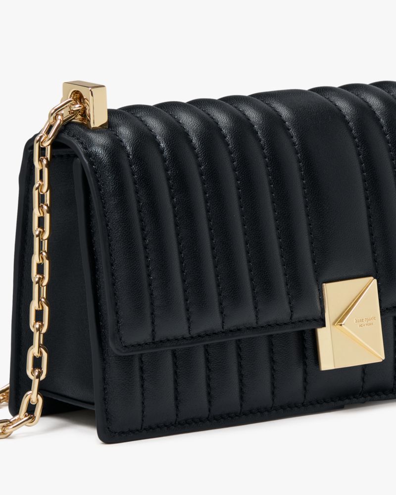 Deco Quilted Mini Flap Chain Crossbody Kate Spade IE